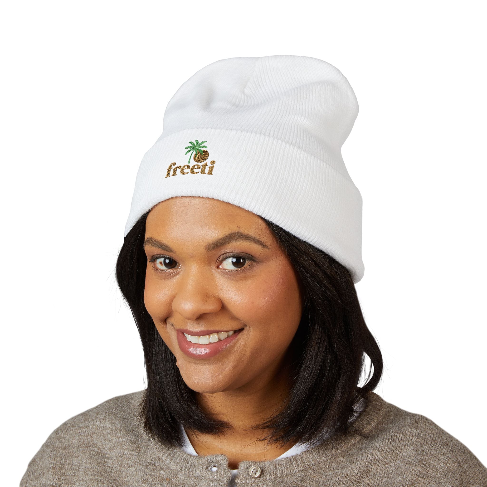 Classic Embroidered Cuffed Beanie - Trendy Winter Hat, Casual Style, Gift for Her, Embroidery, Cozy Beanie
