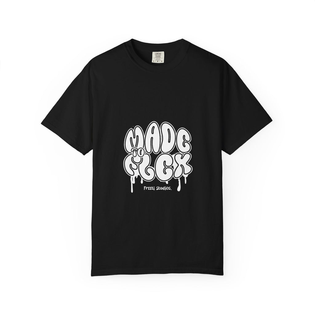 Flex T-Shirt Streetwear Style Modern Unisex Garment-Dyed T-Shirt