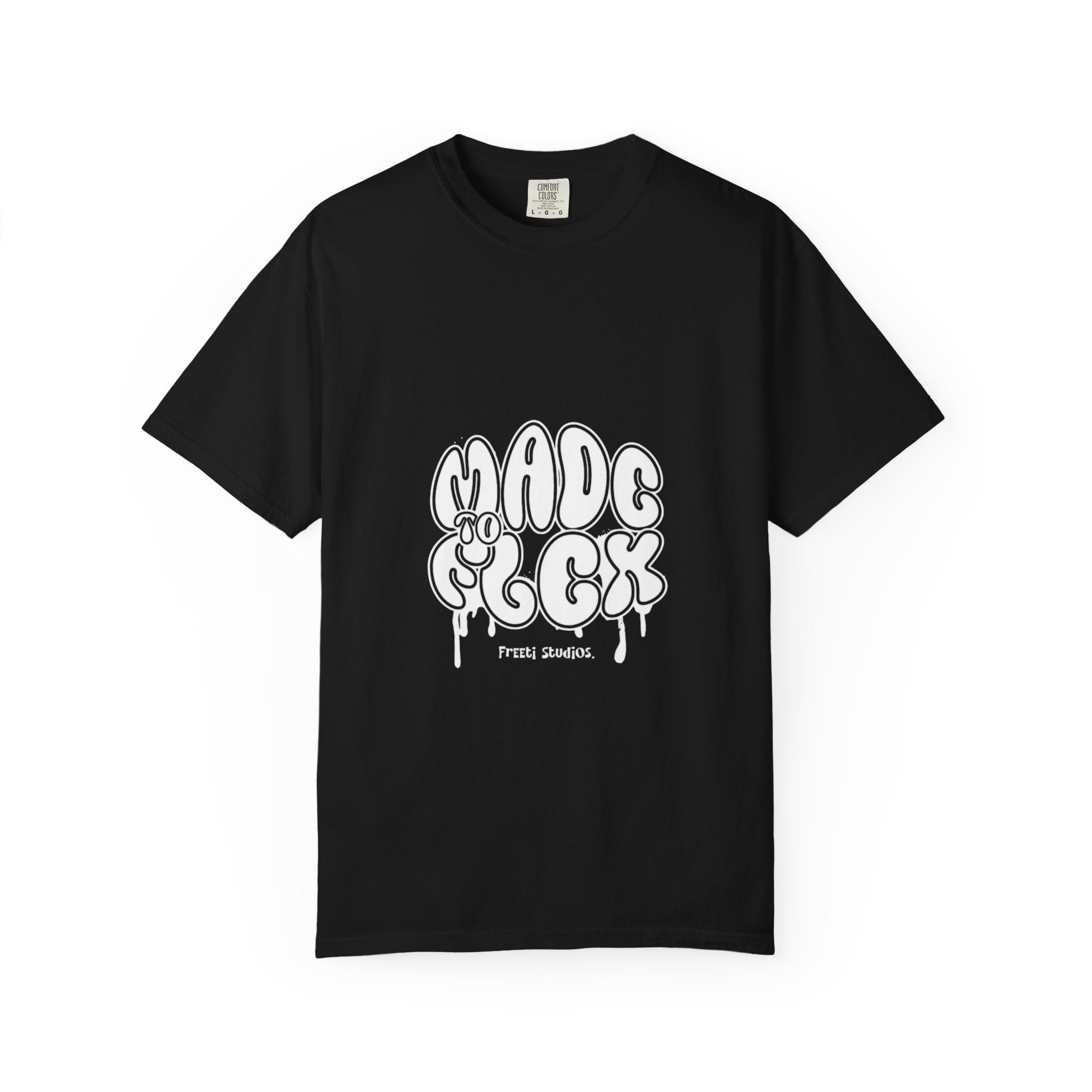 Flex T-Shirt Streetwear Style Modern Unisex Garment-Dyed T-Shirt