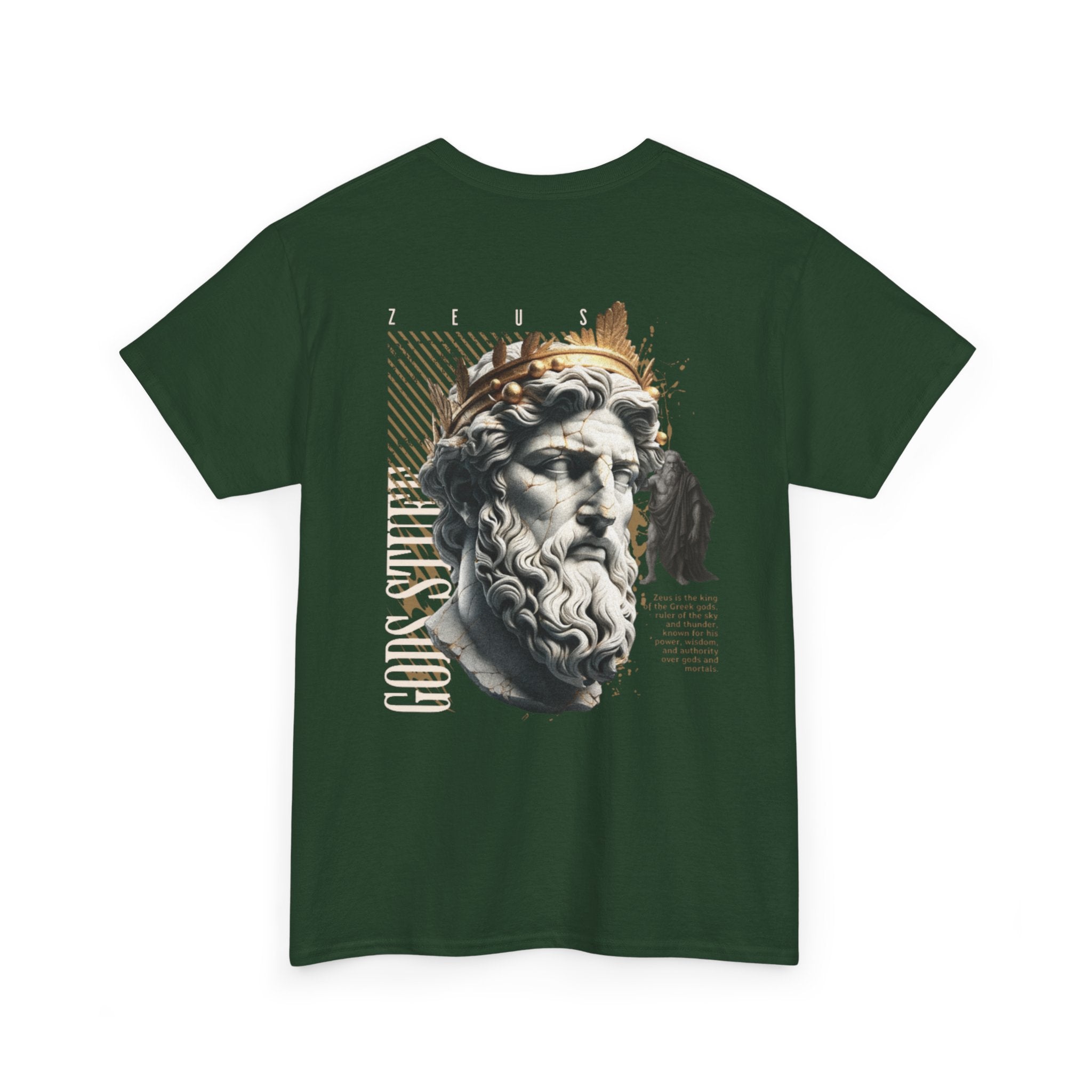 Cotton Tee - Goods Stuff Stylish Modern Zeus Print