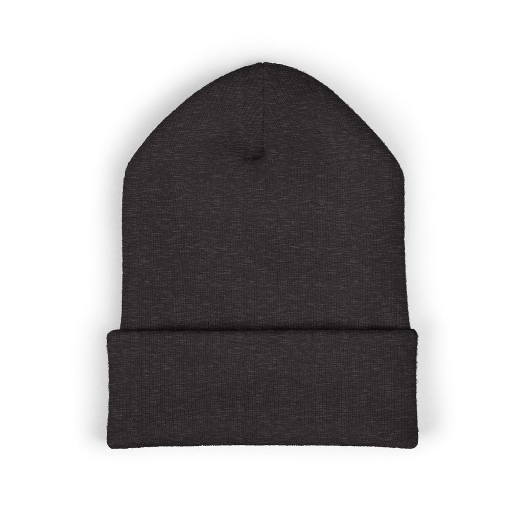 Classic Embroidered Cuffed Beanie - Trendy Winter Hat, Casual Style, Gift for Her, Embroidery, Cozy Beanie