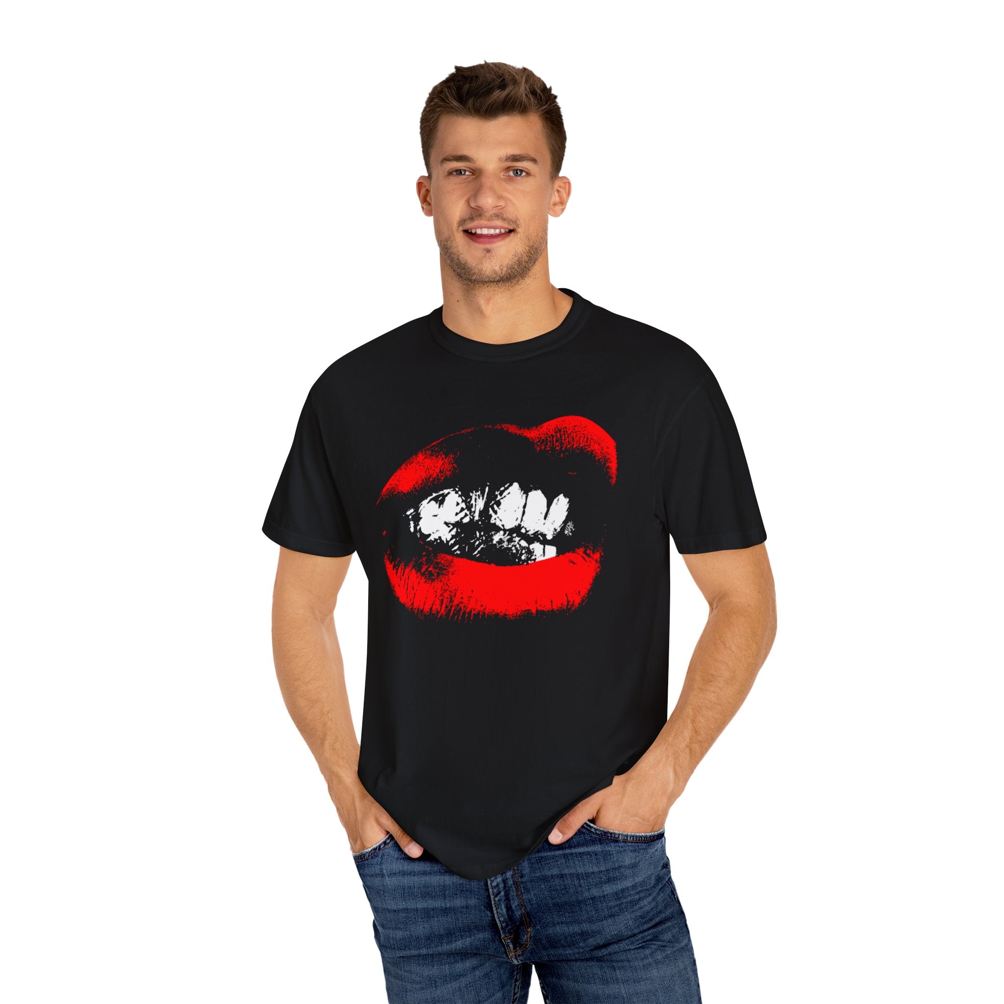 PREMUM Red Mouth Unisex T-shirt