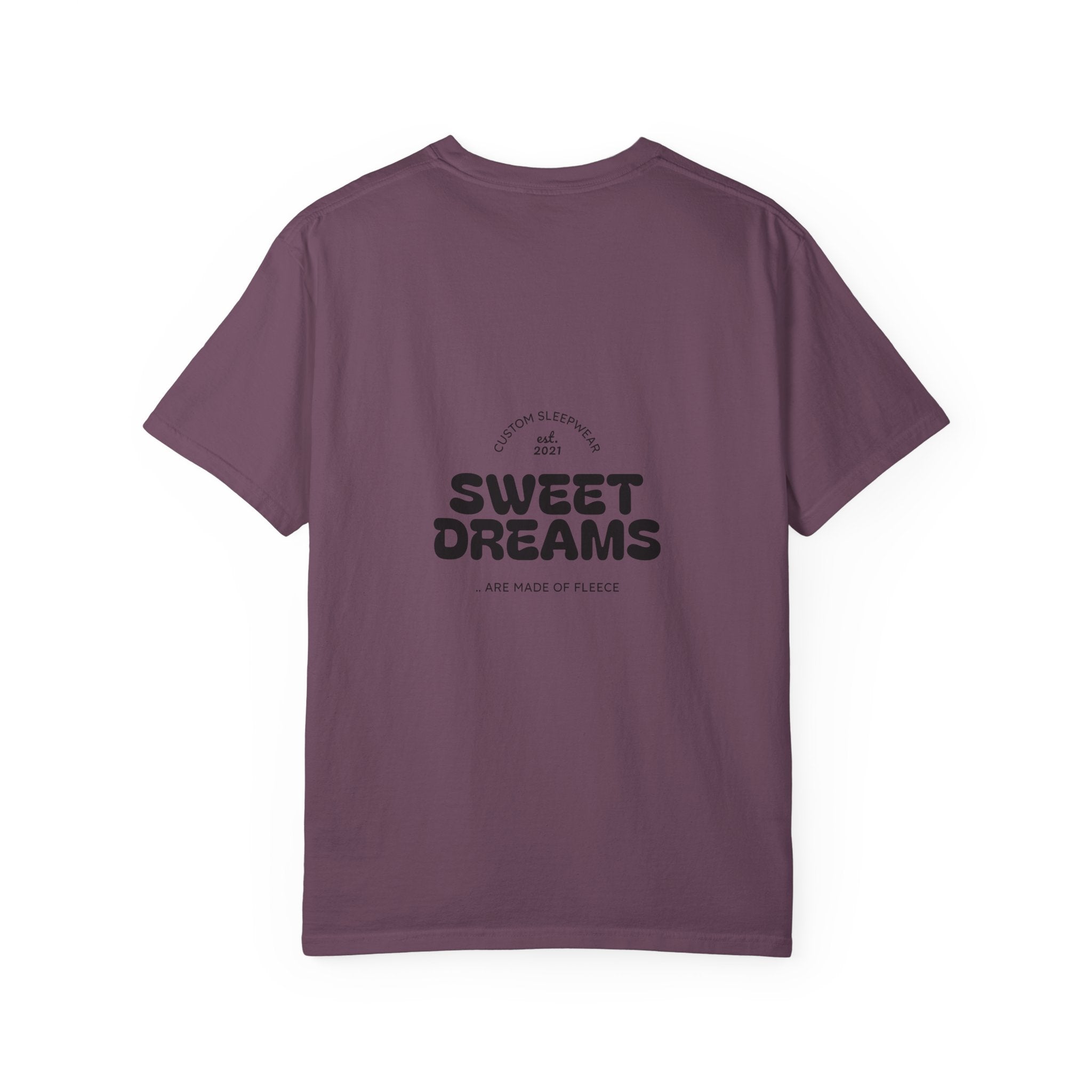 Unisex Garment-Dyed T-Shirt: Sky is the Limit, Sweet Dreams, Motivational Tee, Casual Wear, Gift for Dreamers