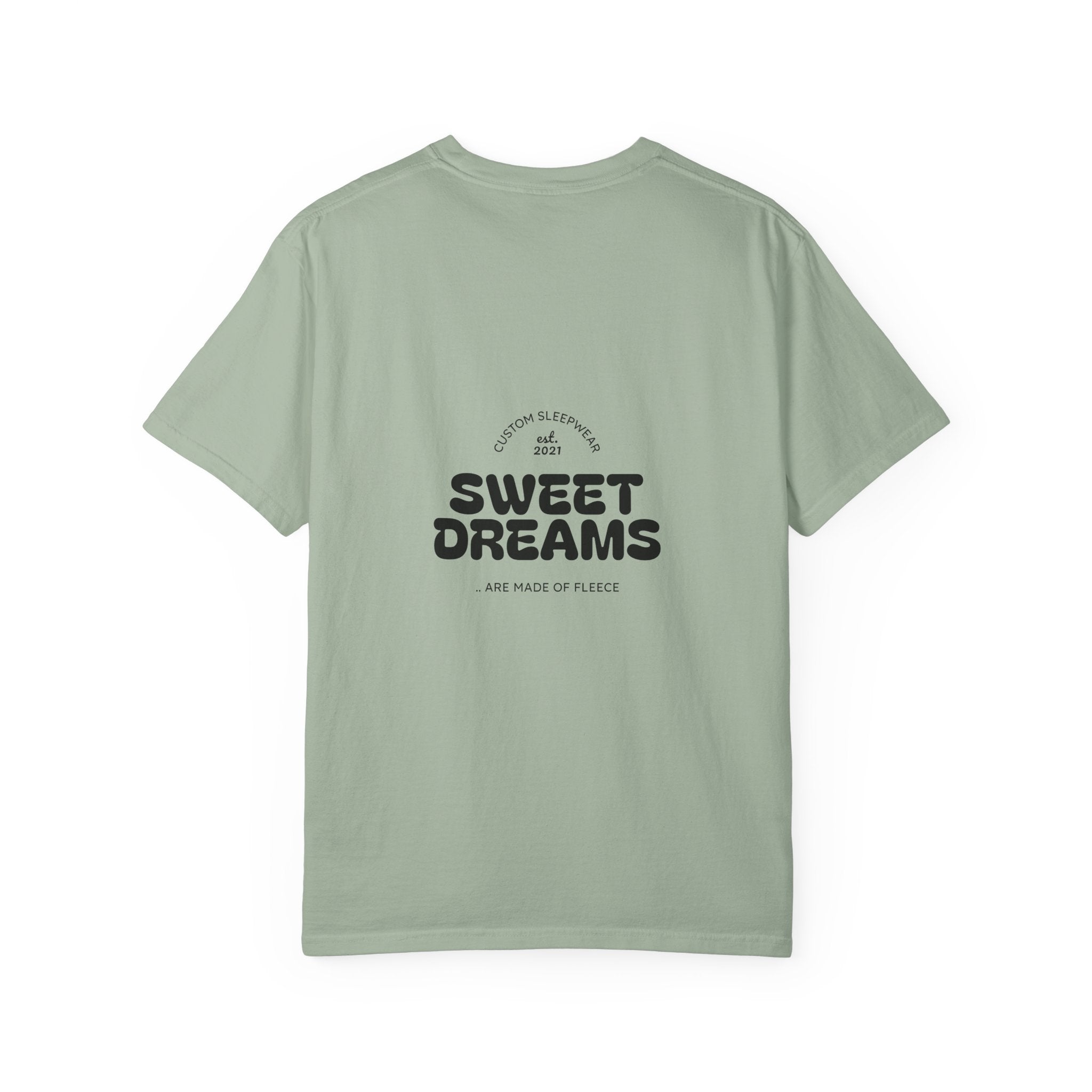 Unisex Garment-Dyed T-Shirt: Sky is the Limit, Sweet Dreams, Motivational Tee, Casual Wear, Gift for Dreamers
