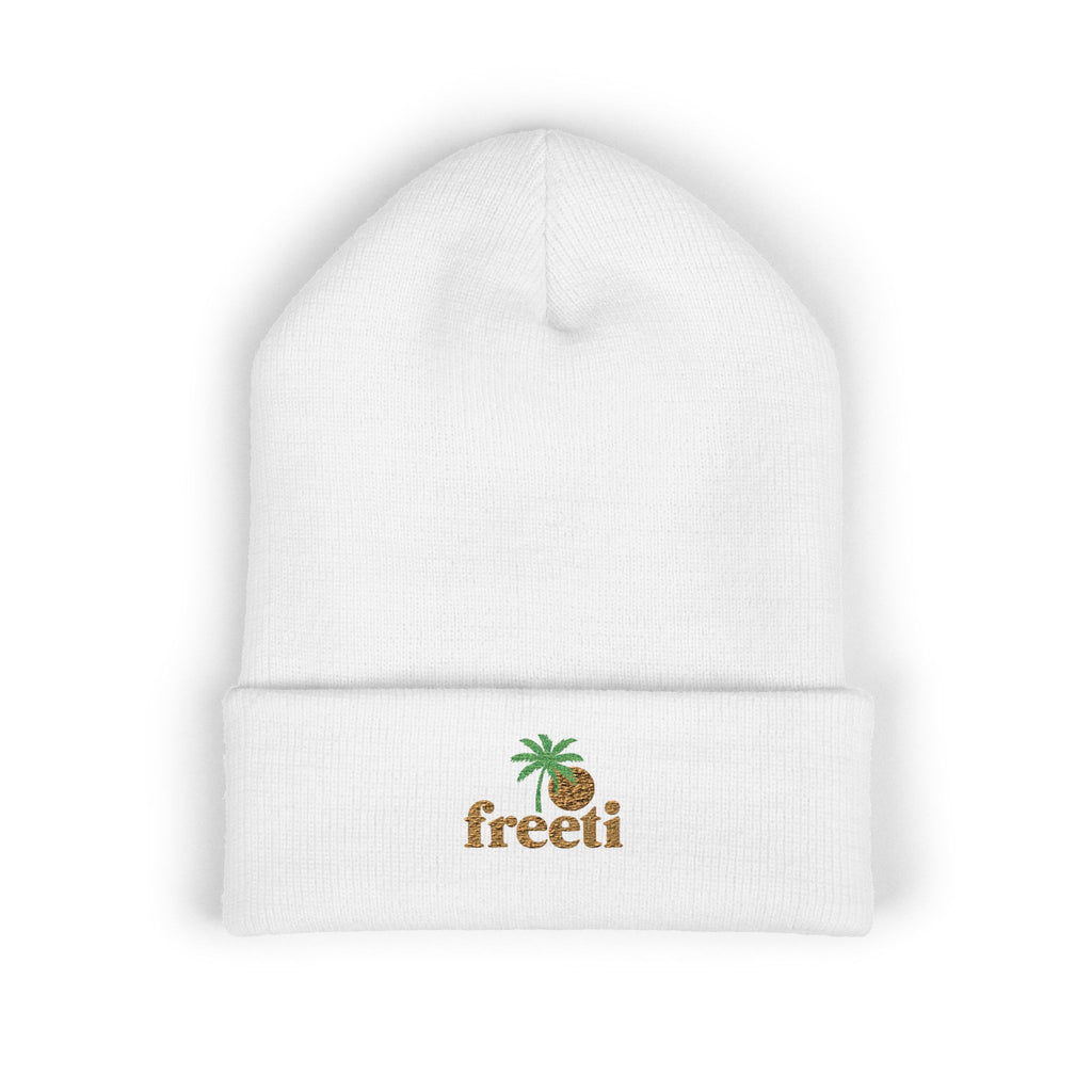 Classic Embroidered Cuffed Beanie - Trendy Winter Hat, Casual Style, Gift for Her, Embroidery, Cozy Beanie