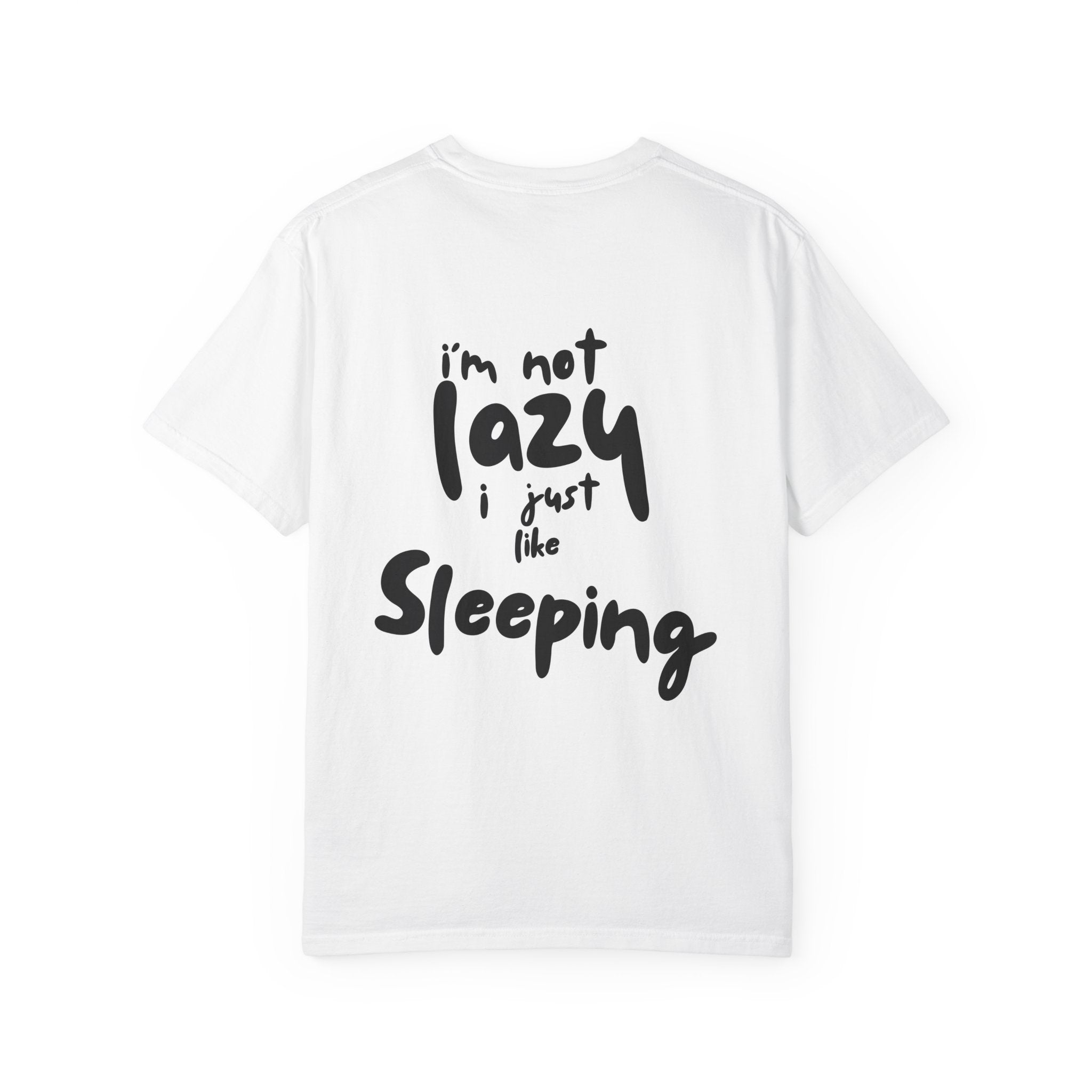 Lazy Sleep Lover T-Shirt, Unisex Relaxed Tee, Gift for Sleepyheads, Cozy Lounge Wear, Cute Sleep Quote Top