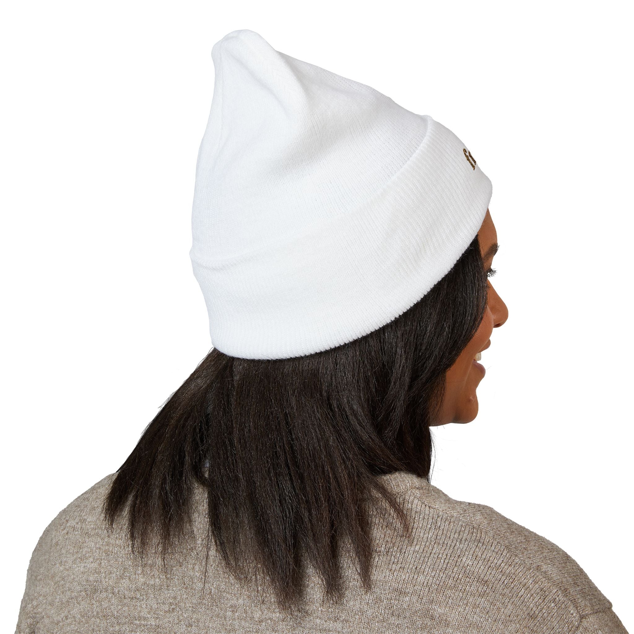 Classic Embroidered Cuffed Beanie - Trendy Winter Hat, Casual Style, Gift for Her, Embroidery, Cozy Beanie