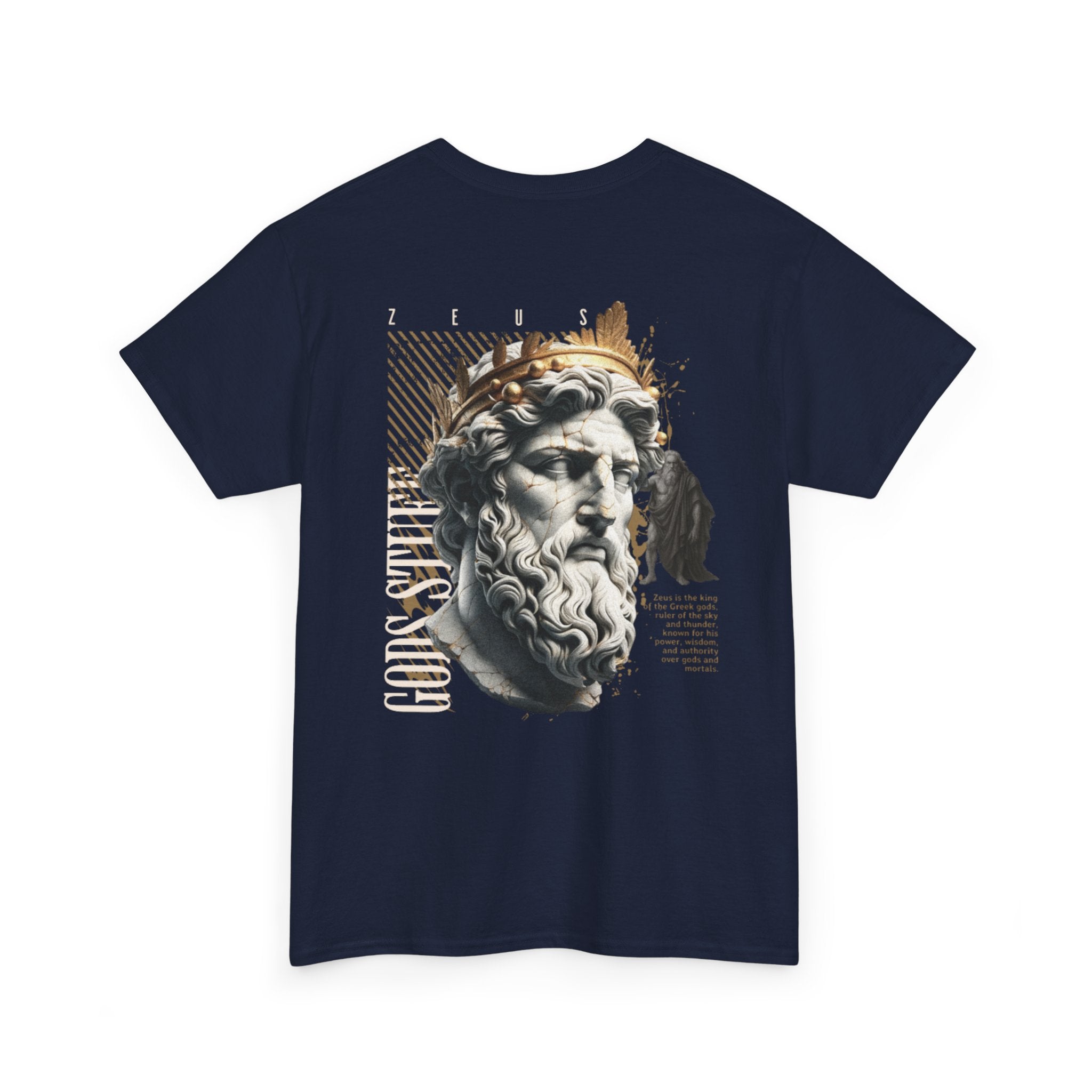 Cotton Tee - Goods Stuff Stylish Modern Zeus Print