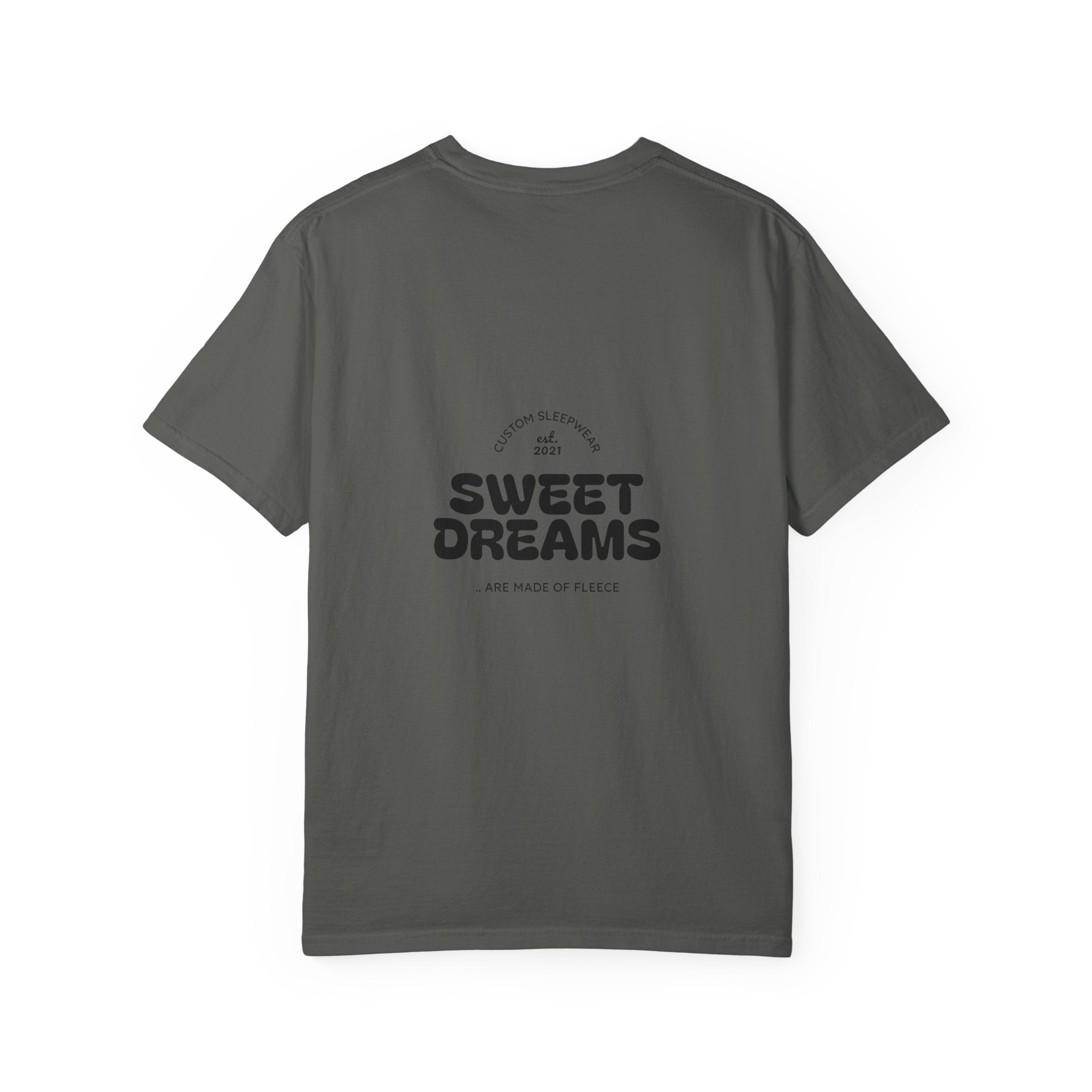 Unisex Garment-Dyed T-Shirt: Sky is the Limit, Sweet Dreams, Motivational Tee, Casual Wear, Gift for Dreamers