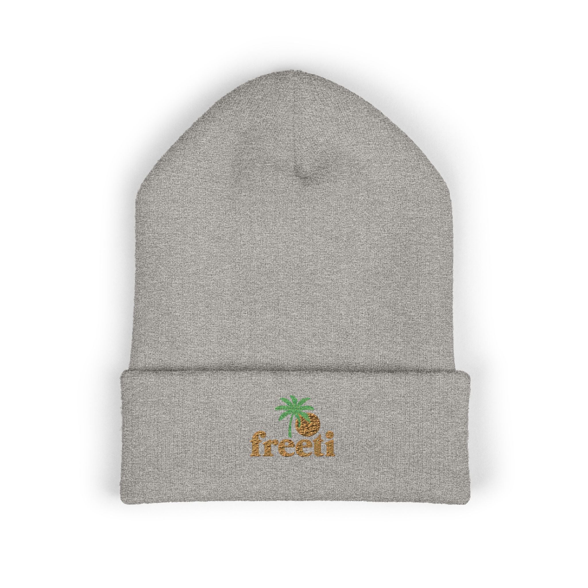 Classic Embroidered Cuffed Beanie - Trendy Winter Hat, Casual Style, Gift for Her, Embroidery, Cozy Beanie