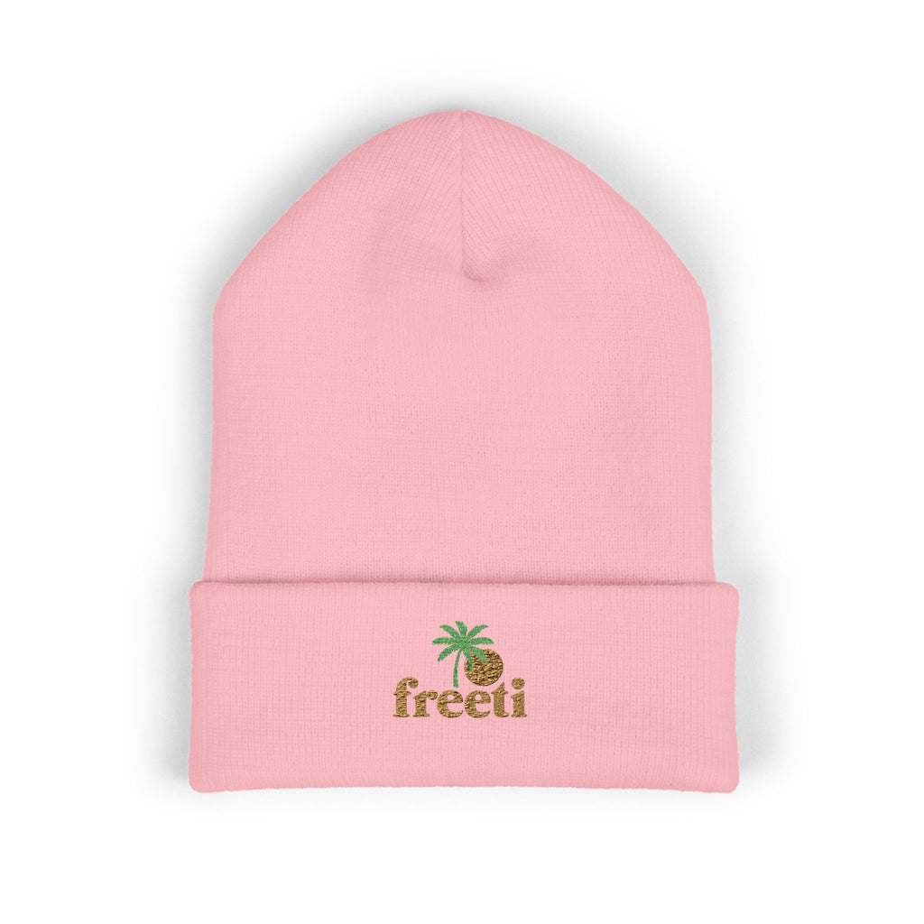 Classic Embroidered Cuffed Beanie - Trendy Winter Hat, Casual Style, Gift for Her, Embroidery, Cozy Beanie