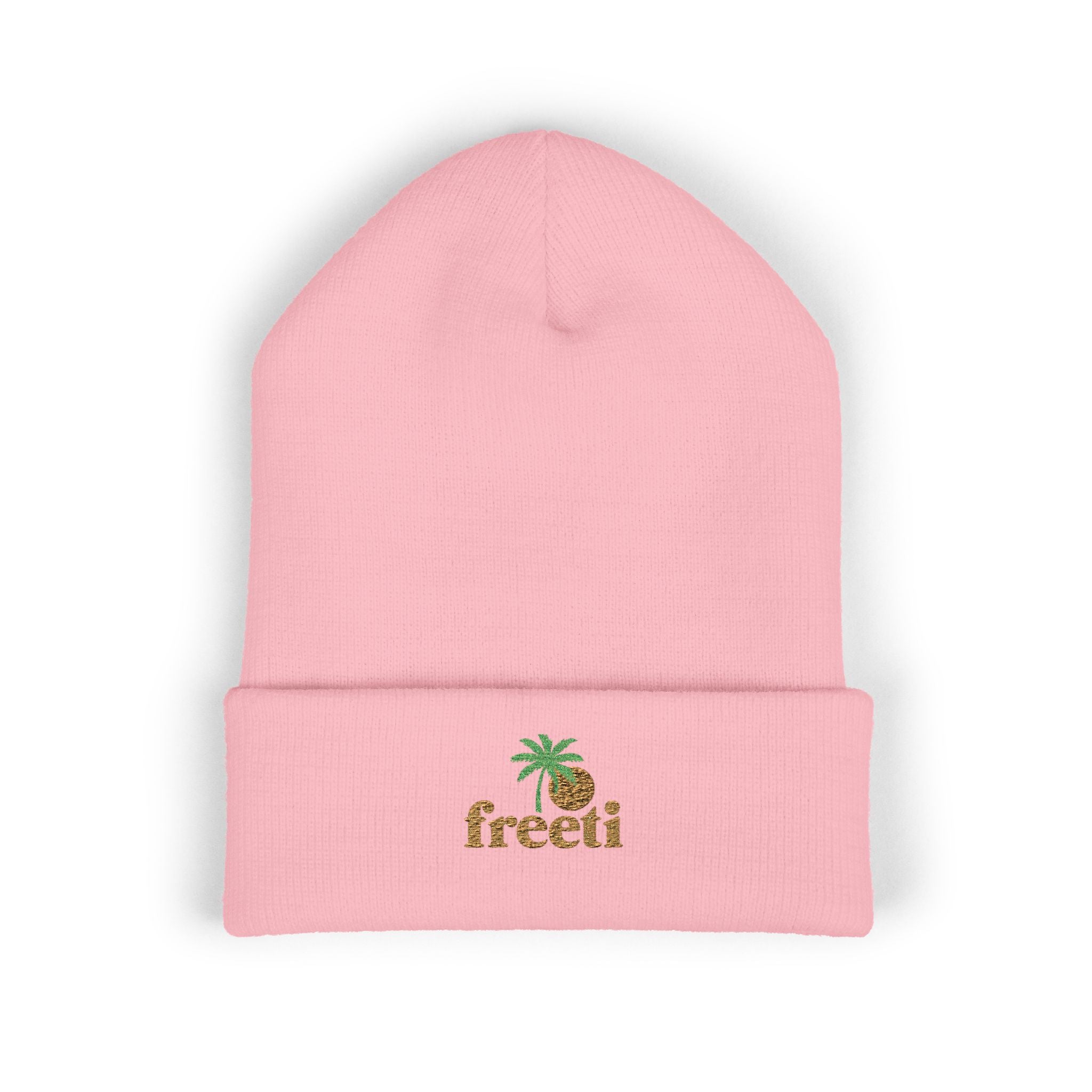 Classic Embroidered Cuffed Beanie - Trendy Winter Hat, Casual Style, Gift for Her, Embroidery, Cozy Beanie
