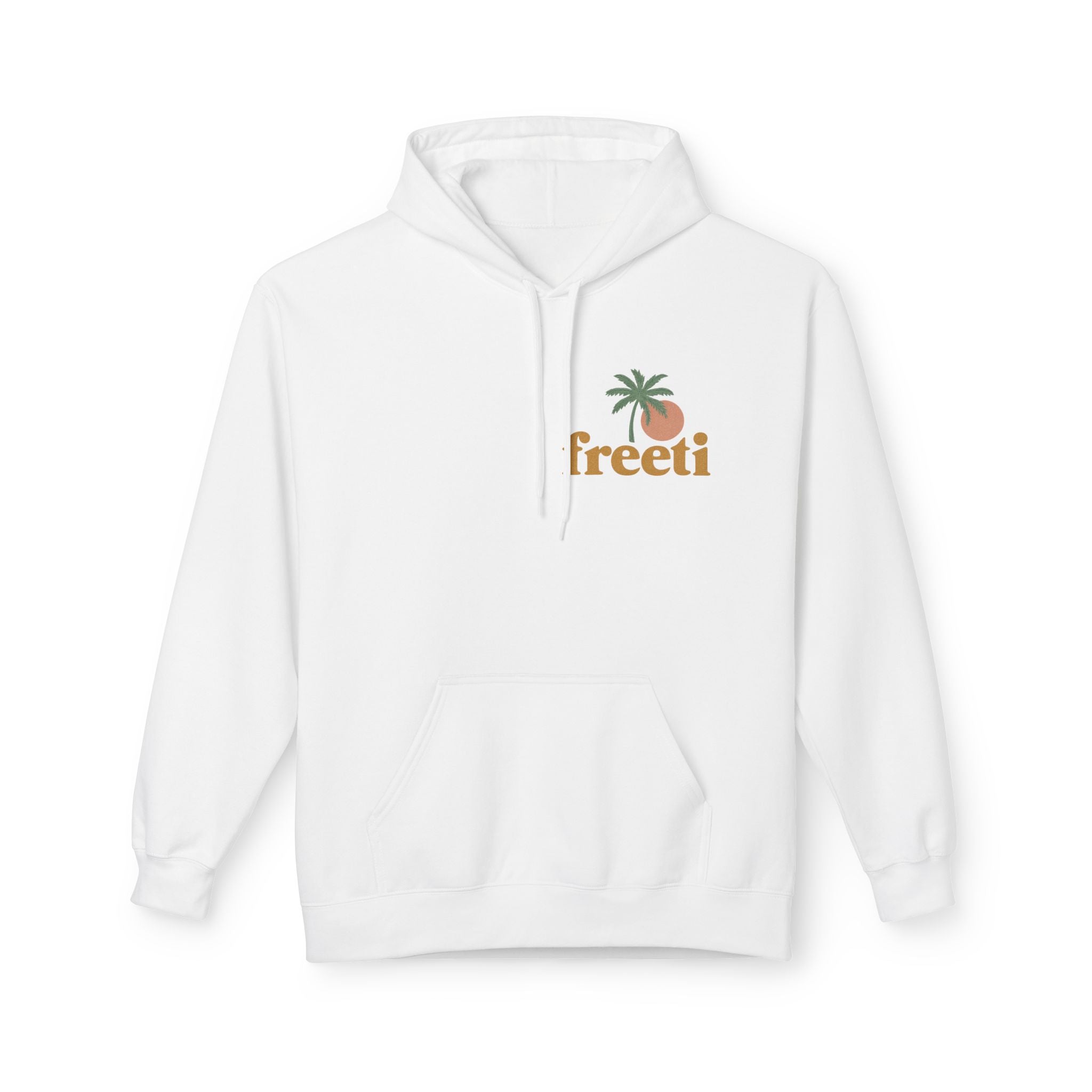 Light & Joy Fleece Hoodie with Sun Design, Perfect for Summer Days, Gift for Friends, Casual Wear, Outdoor Activities