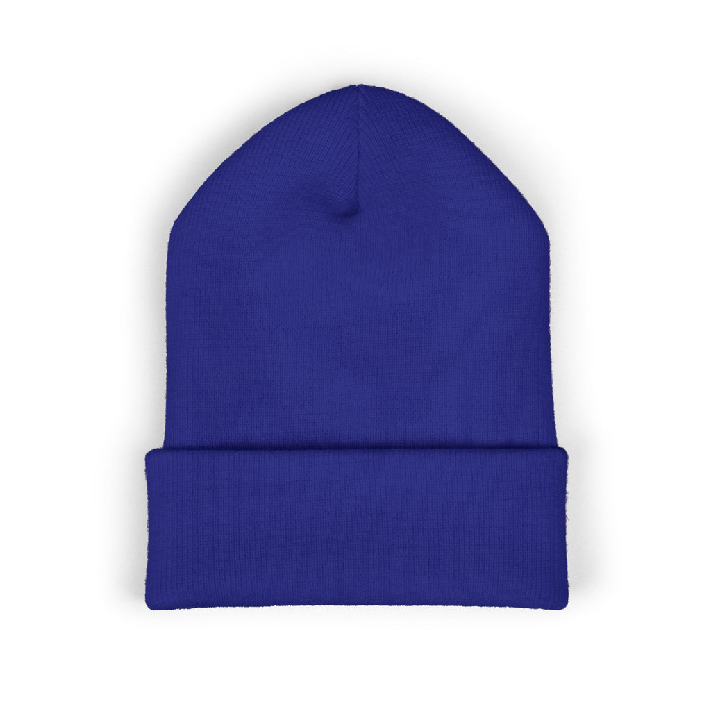 Classic Embroidered Cuffed Beanie - Trendy Winter Hat, Casual Style, Gift for Her, Embroidery, Cozy Beanie