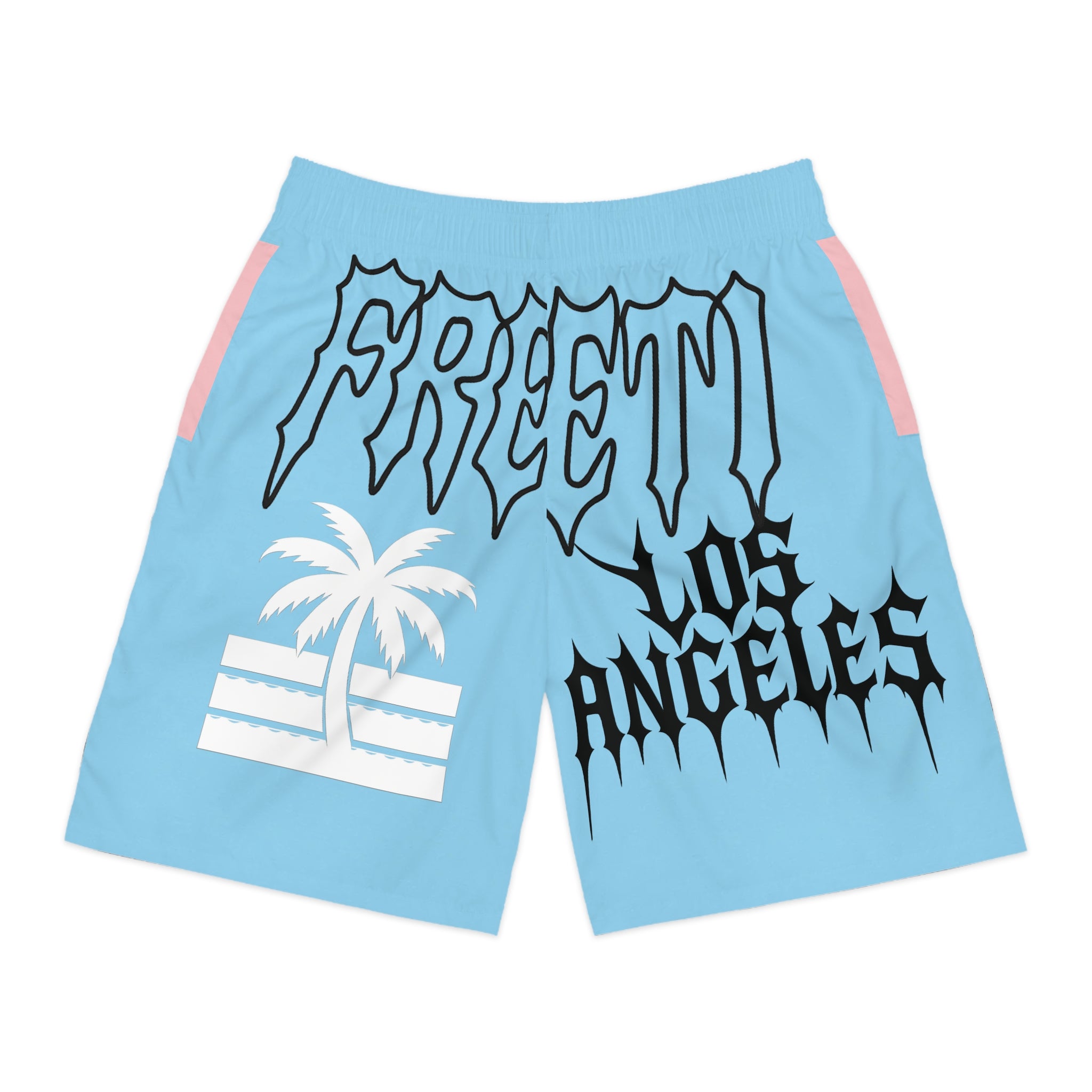 Men's AOP Jogger Shorts with Tropical Vibes, Summer Casual Wear, Beach Shorts, Ideal for Vacations, Outdoor Activities, Festivals