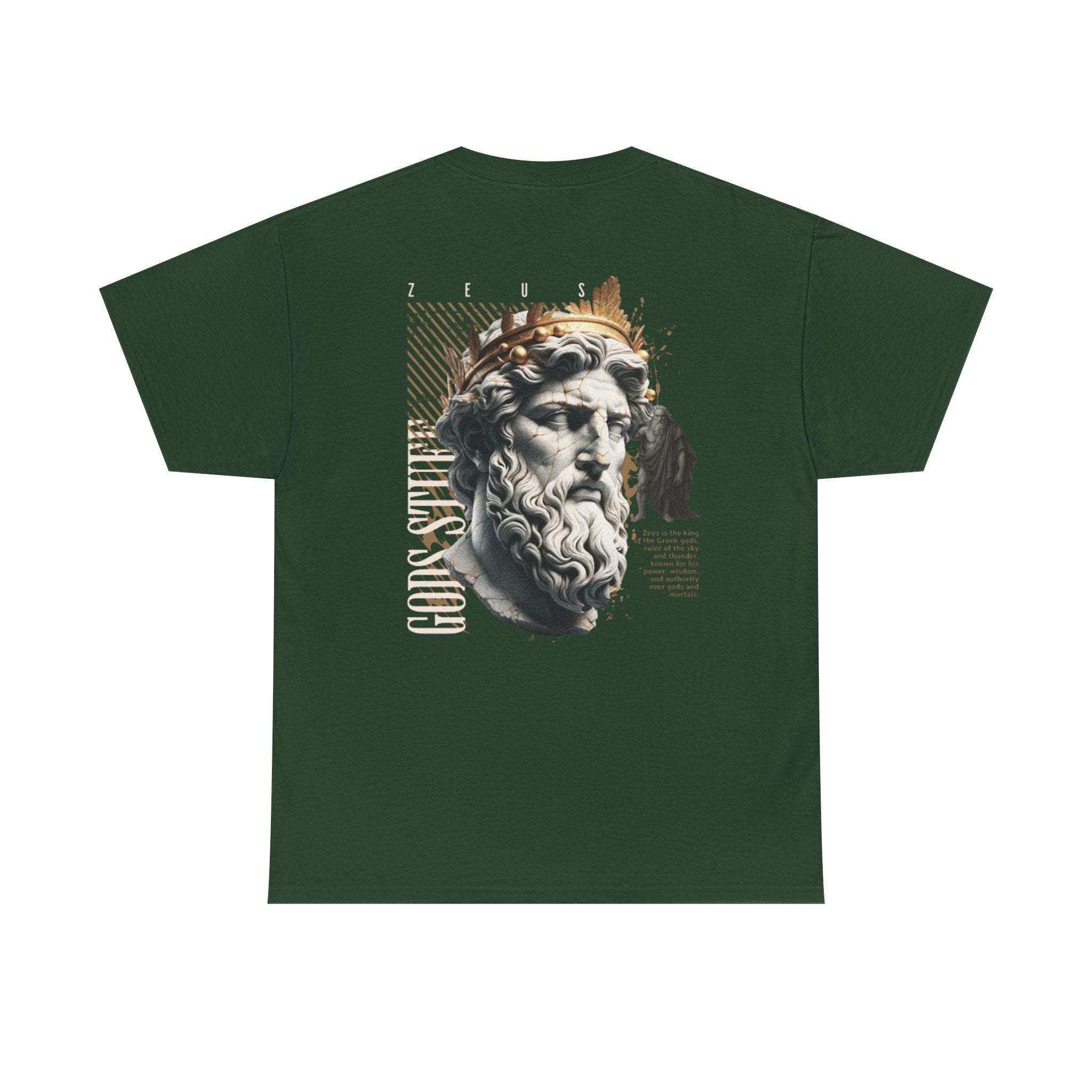 Cotton Tee - Goods Stuff Stylish Modern Zeus Print