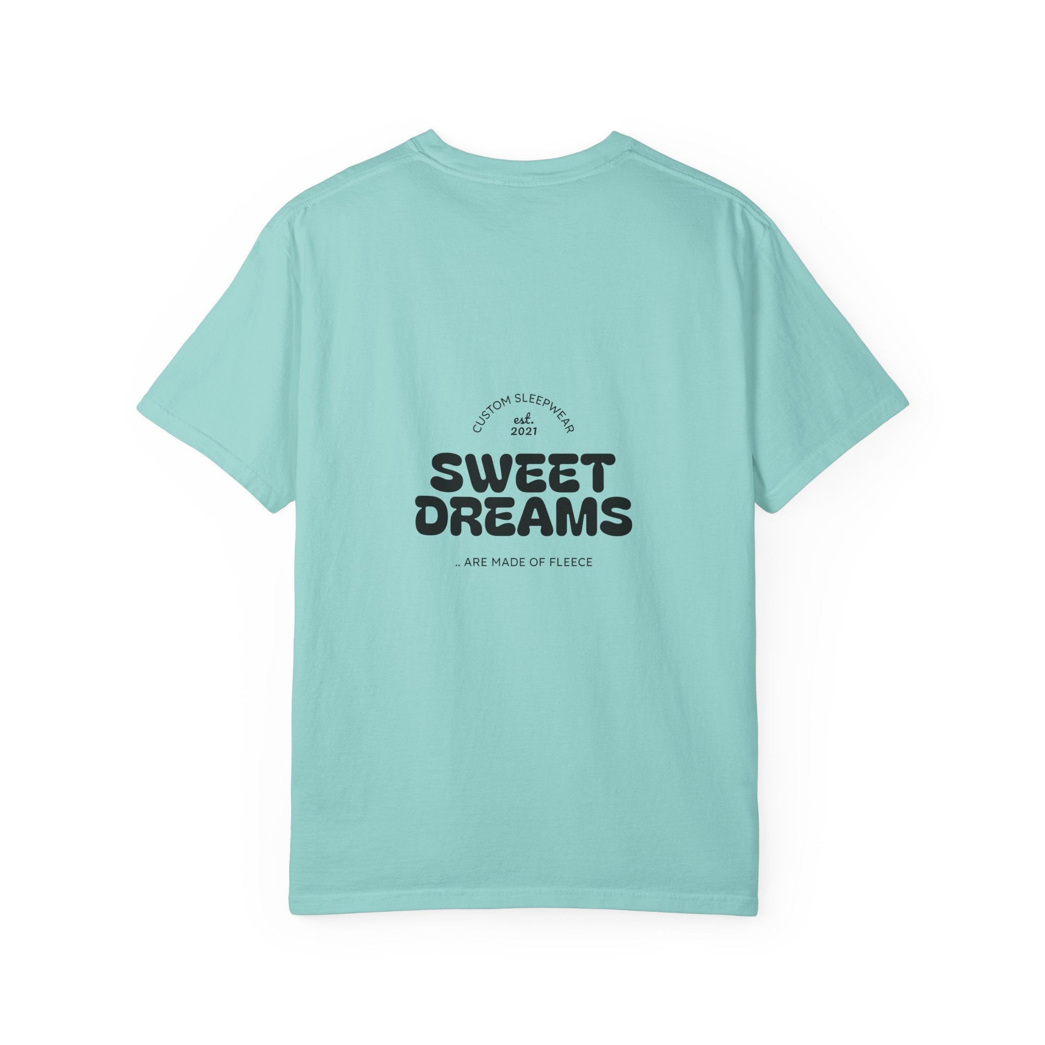 Unisex Garment-Dyed T-Shirt: Sky is the Limit, Sweet Dreams, Motivational Tee, Casual Wear, Gift for Dreamers