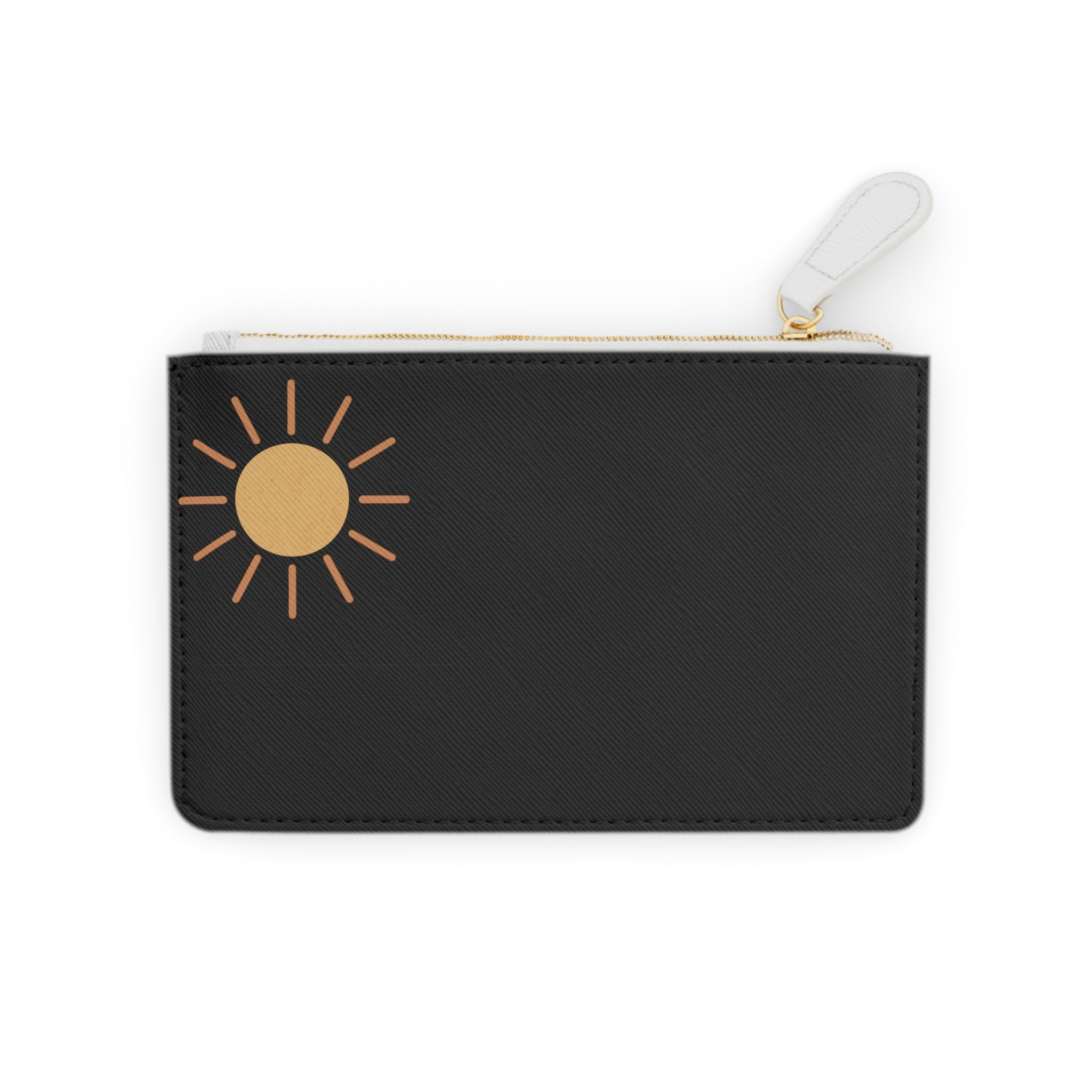 Chic Mini Clutch Bag with Sunshine and Freeti Design, Stylish Accessory for Events, Travel, and Everyday Use