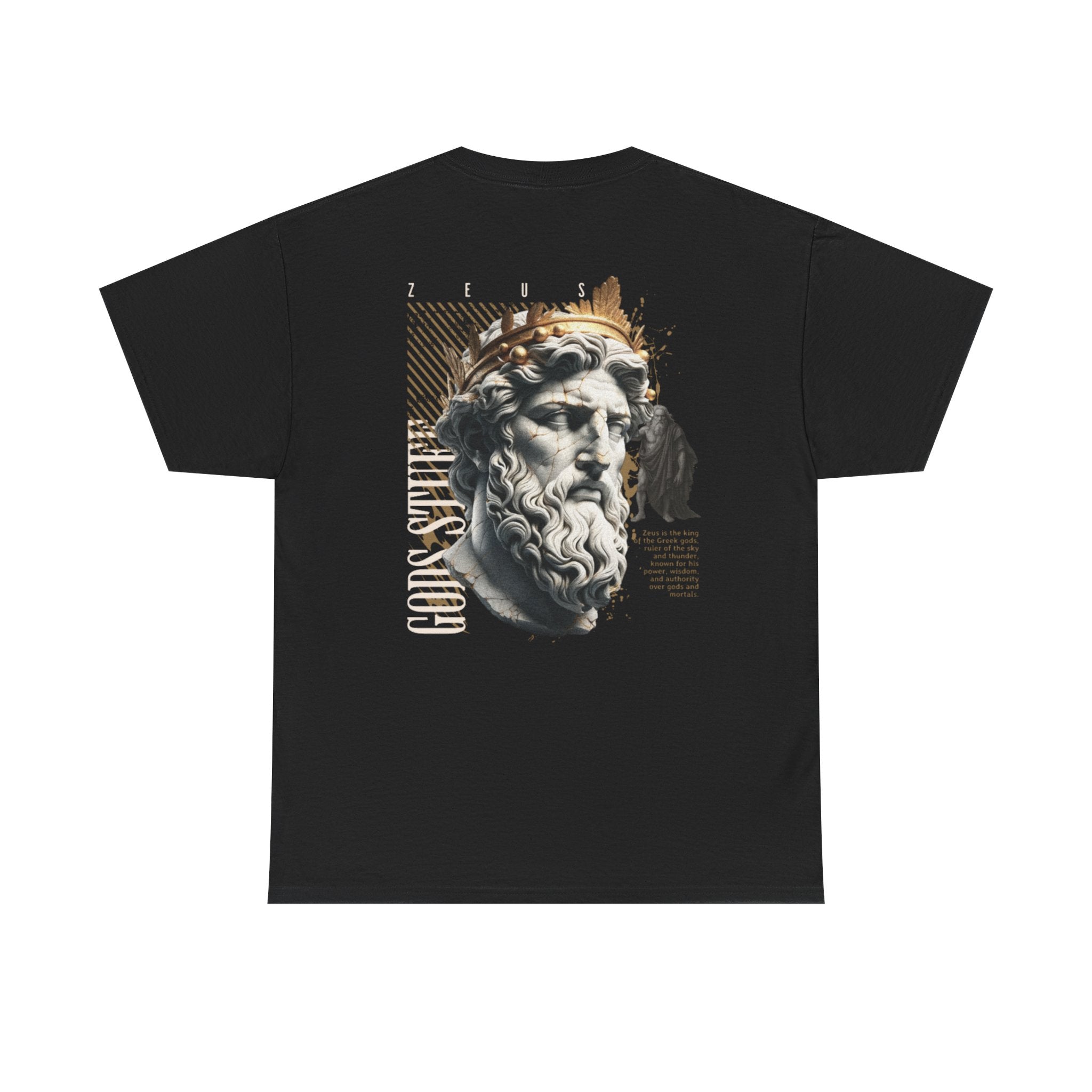 Cotton Tee - Goods Stuff Stylish Modern Zeus Print