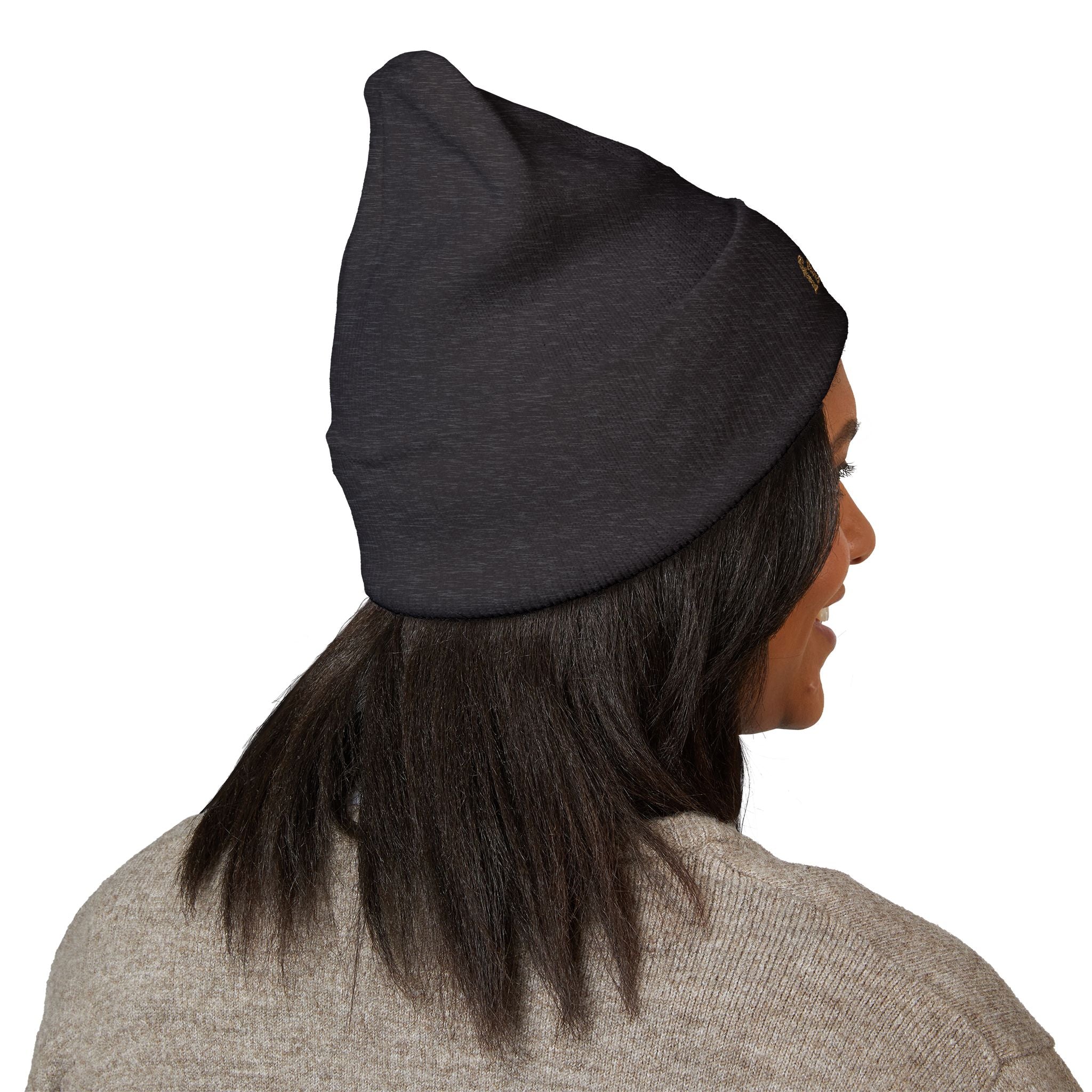 Classic Embroidered Cuffed Beanie - Trendy Winter Hat, Casual Style, Gift for Her, Embroidery, Cozy Beanie
