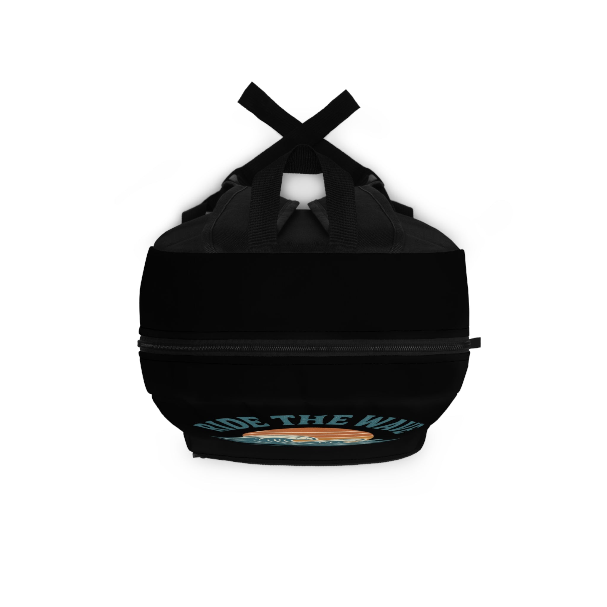 Surf-Inspired Backpack for Adventurers, Ride the Wave Design, Beach Days, Outdoor Gear, Gift for Surfers, Trendy School Bag