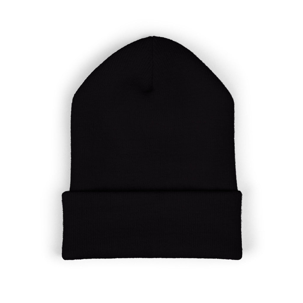 Classic Embroidered Cuffed Beanie - Trendy Winter Hat, Casual Style, Gift for Her, Embroidery, Cozy Beanie