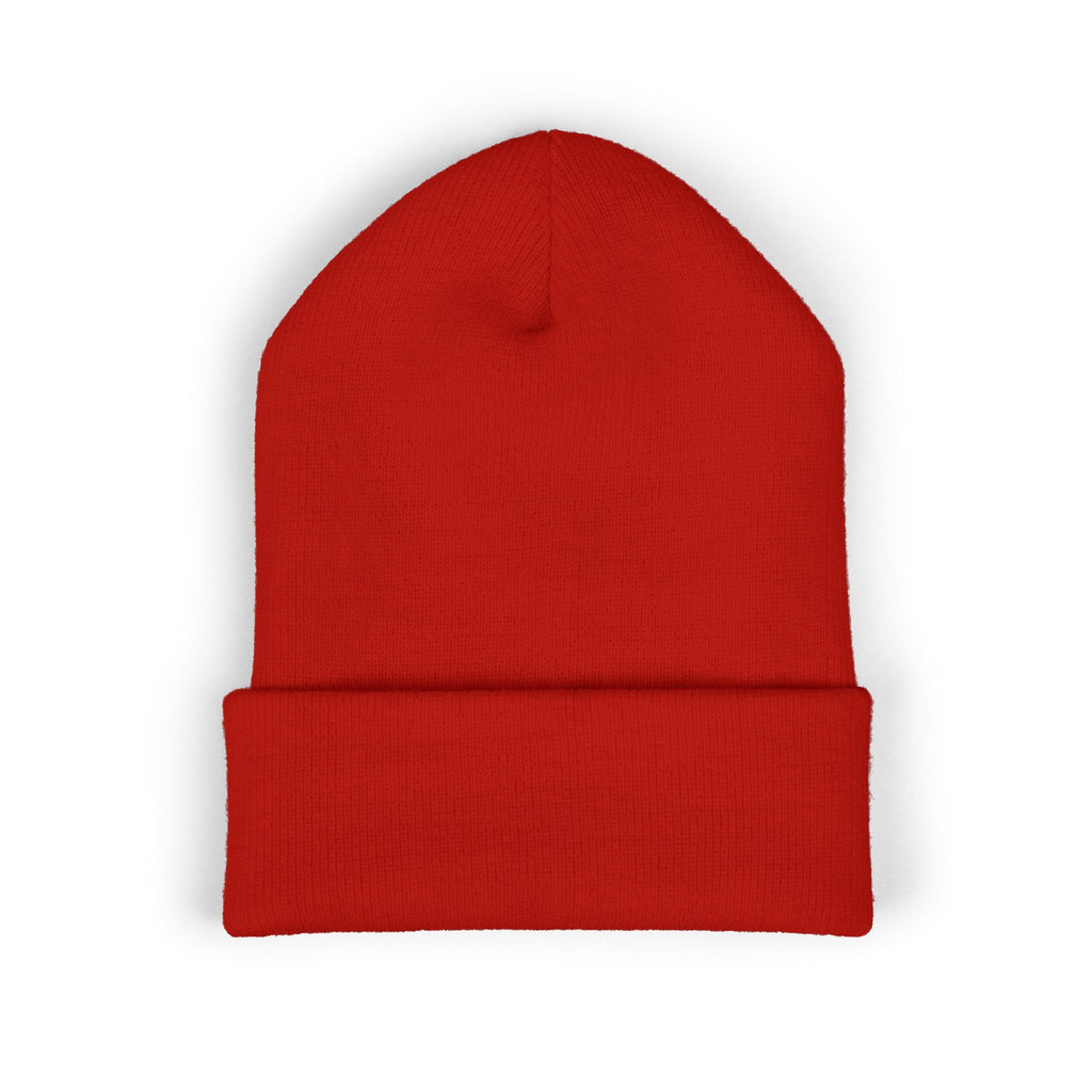 Classic Embroidered Cuffed Beanie - Trendy Winter Hat, Casual Style, Gift for Her, Embroidery, Cozy Beanie