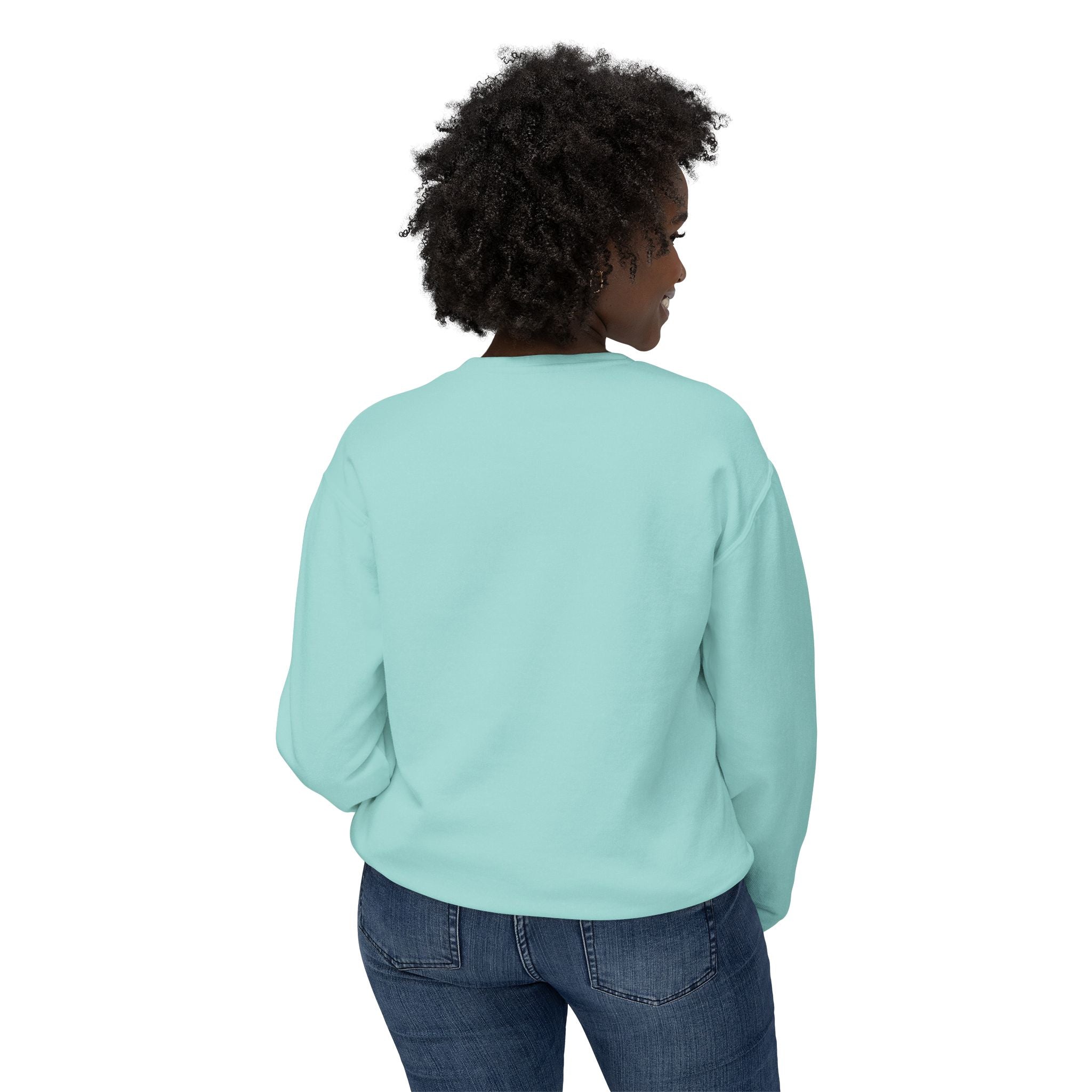 Tropical 'Freeti' Unisex Crewneck Sweatshirt, Lightweight Casual Wear, Summer Vibes, Gift for Her/Him, Cozy Lounge Top