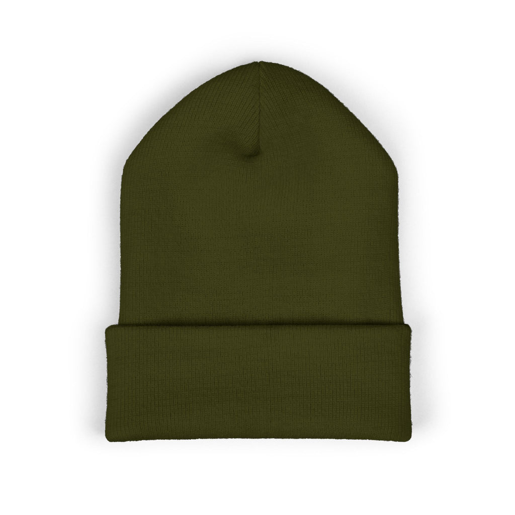 Classic Embroidered Cuffed Beanie - Trendy Winter Hat, Casual Style, Gift for Her, Embroidery, Cozy Beanie