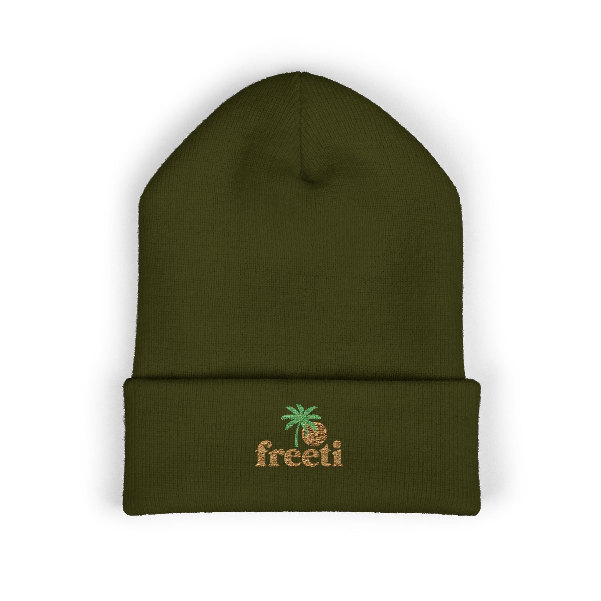 Classic Embroidered Cuffed Beanie - Trendy Winter Hat, Casual Style, Gift for Her, Embroidery, Cozy Beanie
