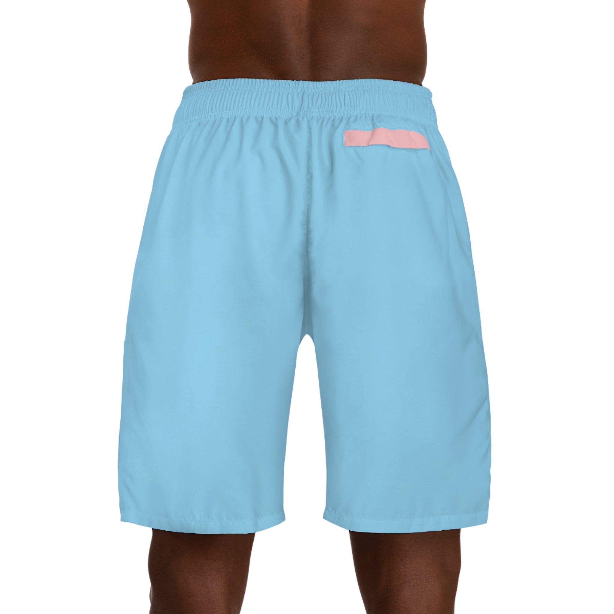 Men's AOP Jogger Shorts with Tropical Vibes, Summer Casual Wear, Beach Shorts, Ideal for Vacations, Outdoor Activities, Festivals